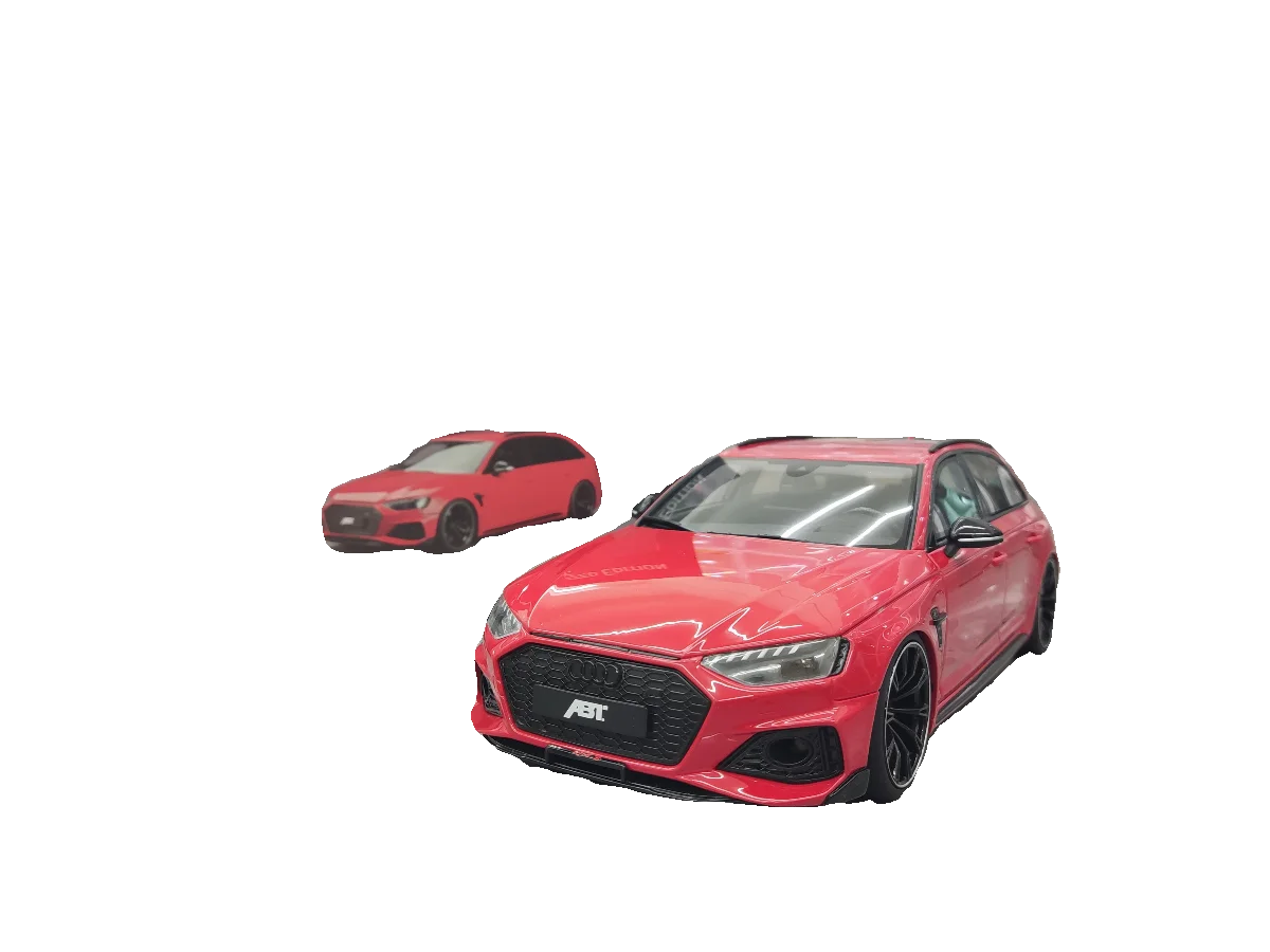 Audi RS4 ABT Limited Edition Simulated Resin Car Model Collection Ornament 1 18 Gifts