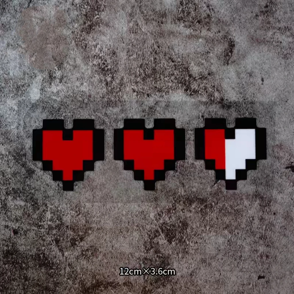 

Мотоциклетные наклейки с рисунком Pixel шлем Love, водонепроницаемая Светоотражающая наклейка