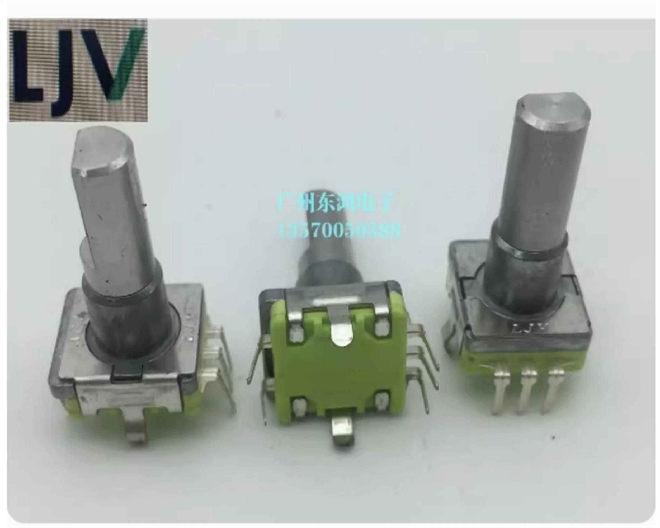 1 PCS LJV high-quality EC11 coding left and right rotary reset switch without push switch shaft length 20mm