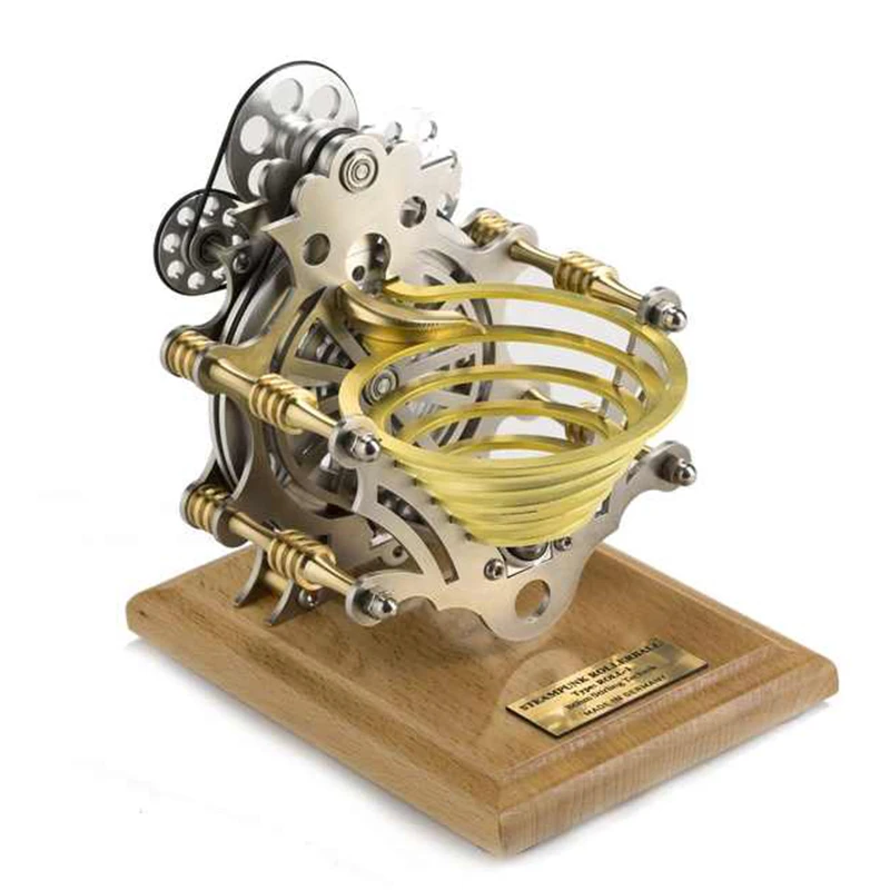 Stirling Engine Metal Assembly Model Turn the Beads Movable Precision Machinery Toy Physics Science Popular Birthday Gift