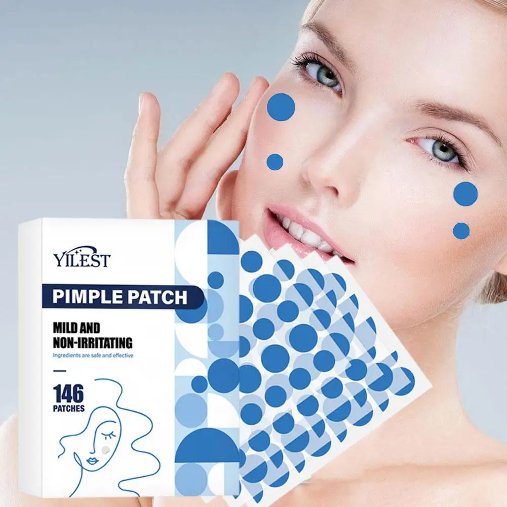 Acne Pimple Patch Stickers Acne Pimple Remover Tool Care Acne 146 Patch Pus And Face Patches Oil Skin Absorb G7D8