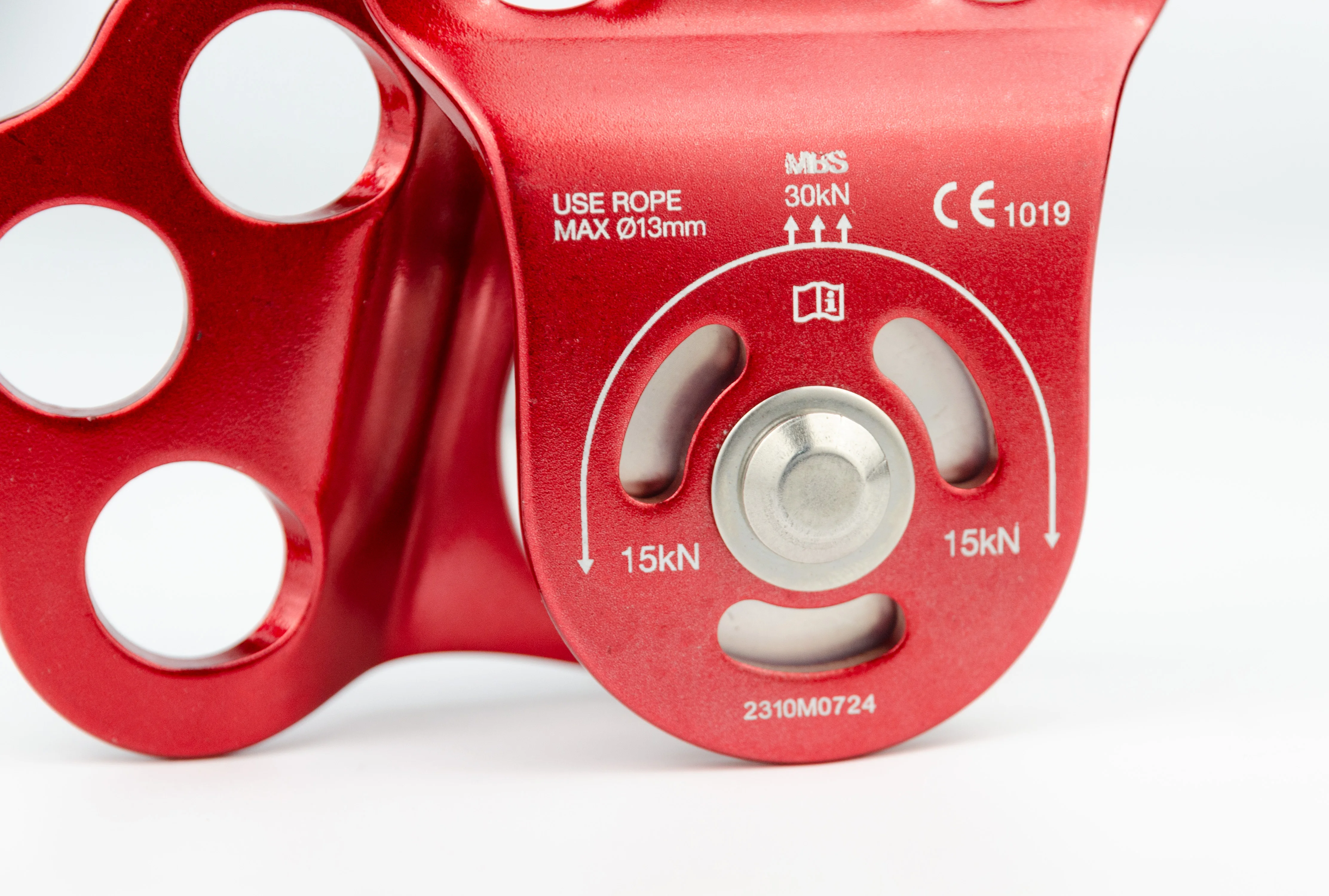 CE 인증 삼중 부착용 풀리 30KN 고장비용 13mm 로프 포함