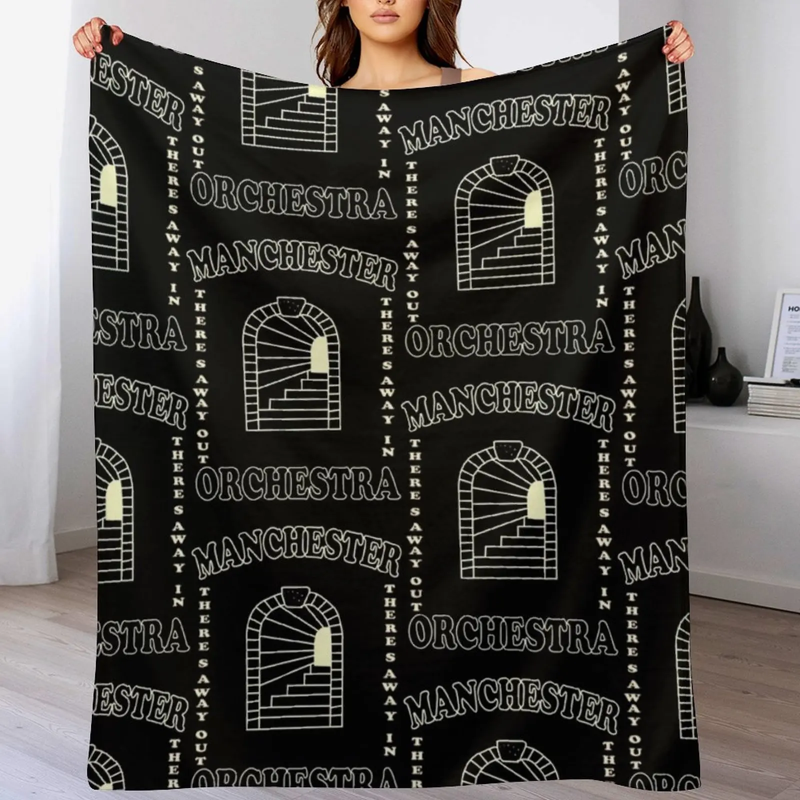 

Manchester orchestra Throw Blanket Retros Furry Fashion Sofas sofa bed Blankets