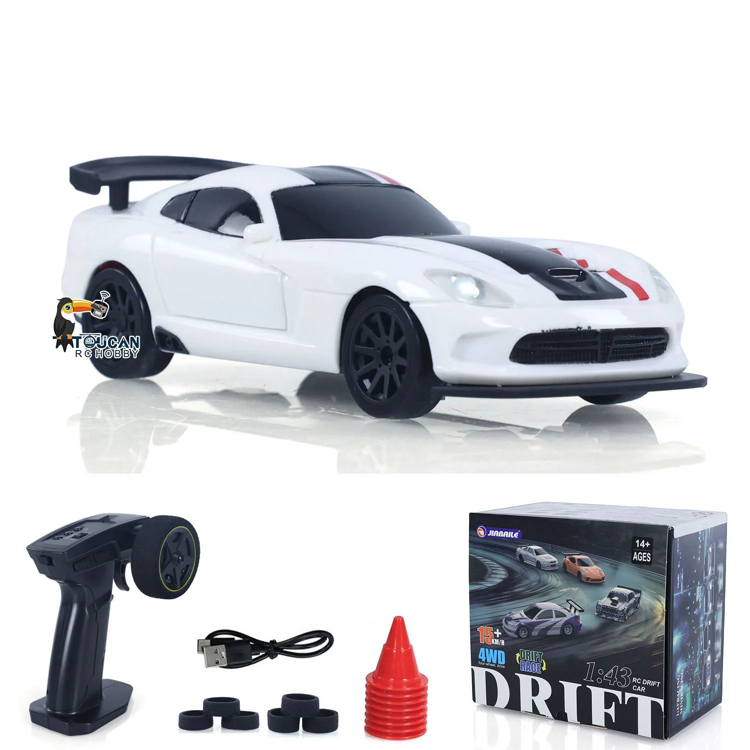 UITVERKOOP 4WD RTR 1/43 RC Snelheidsauto Vierwielaandrijving Radiobesturing 2.4g Mini Racing Drifting Auto Speelgoed Hoge snelheid Model Cadeau voor jongens