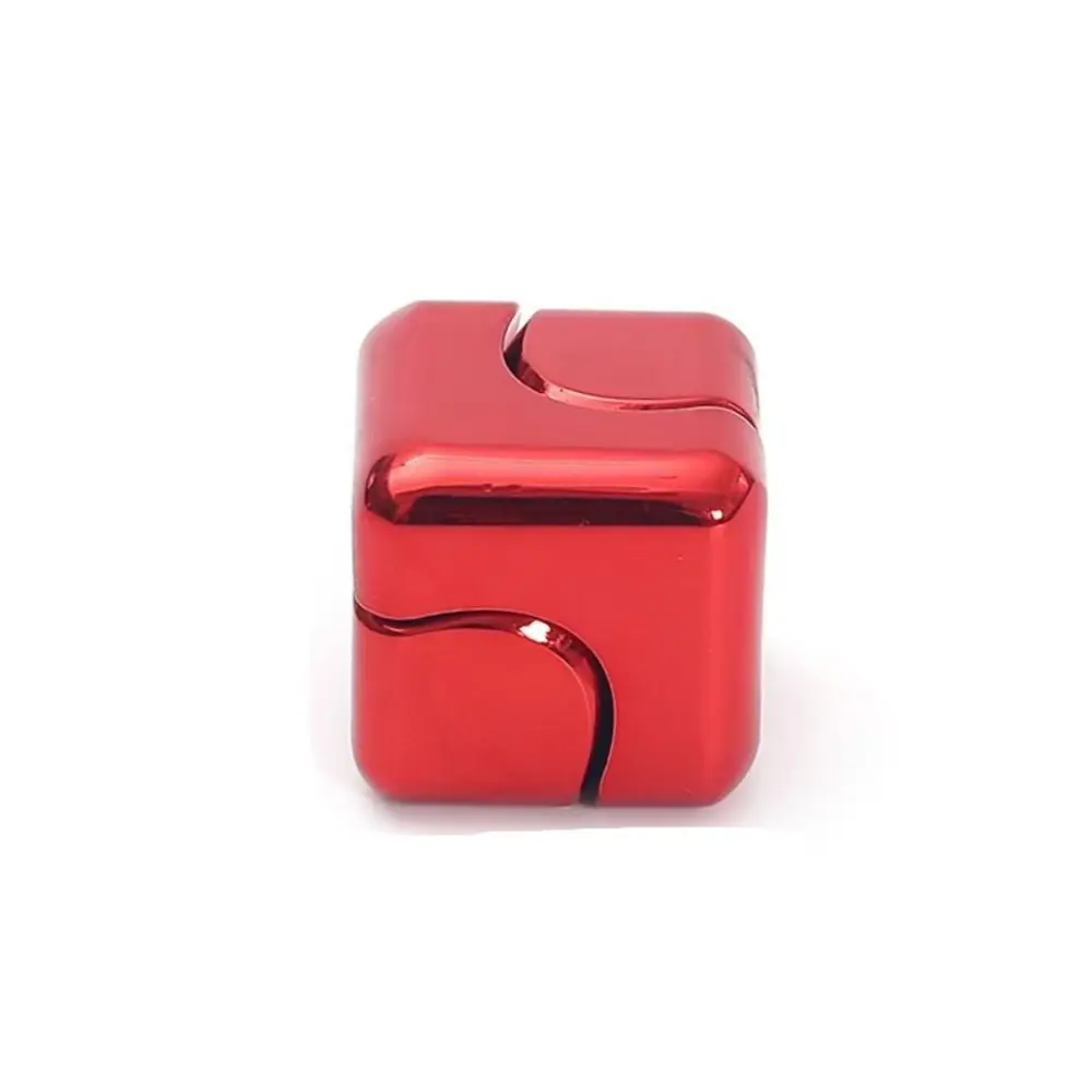 Flipo flip brinquedos cubo de metal ponta do dedo giroscópio rotativo anti-ansiedade dedo brinquedos colorido mini fidget spinner presente das crianças