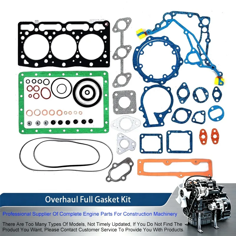 New D1105 Overhaul Full Gasket Kit For Kubota Diesel Engine D1105 D1105T