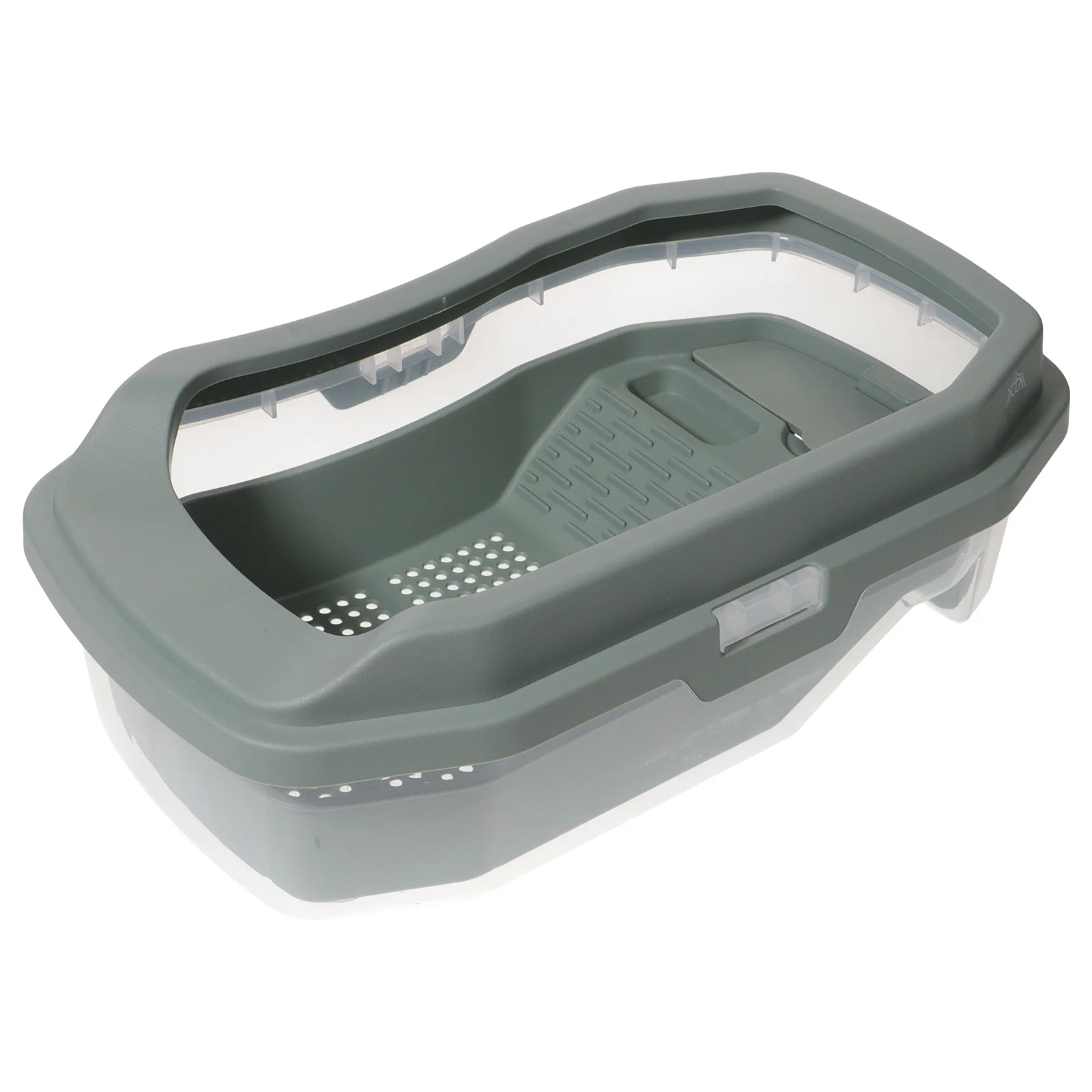 

Turtle Tank Aquarium with Platform Green Medium Nordic Bare Breeding Container Practical Long Use Strong Resistance Multi