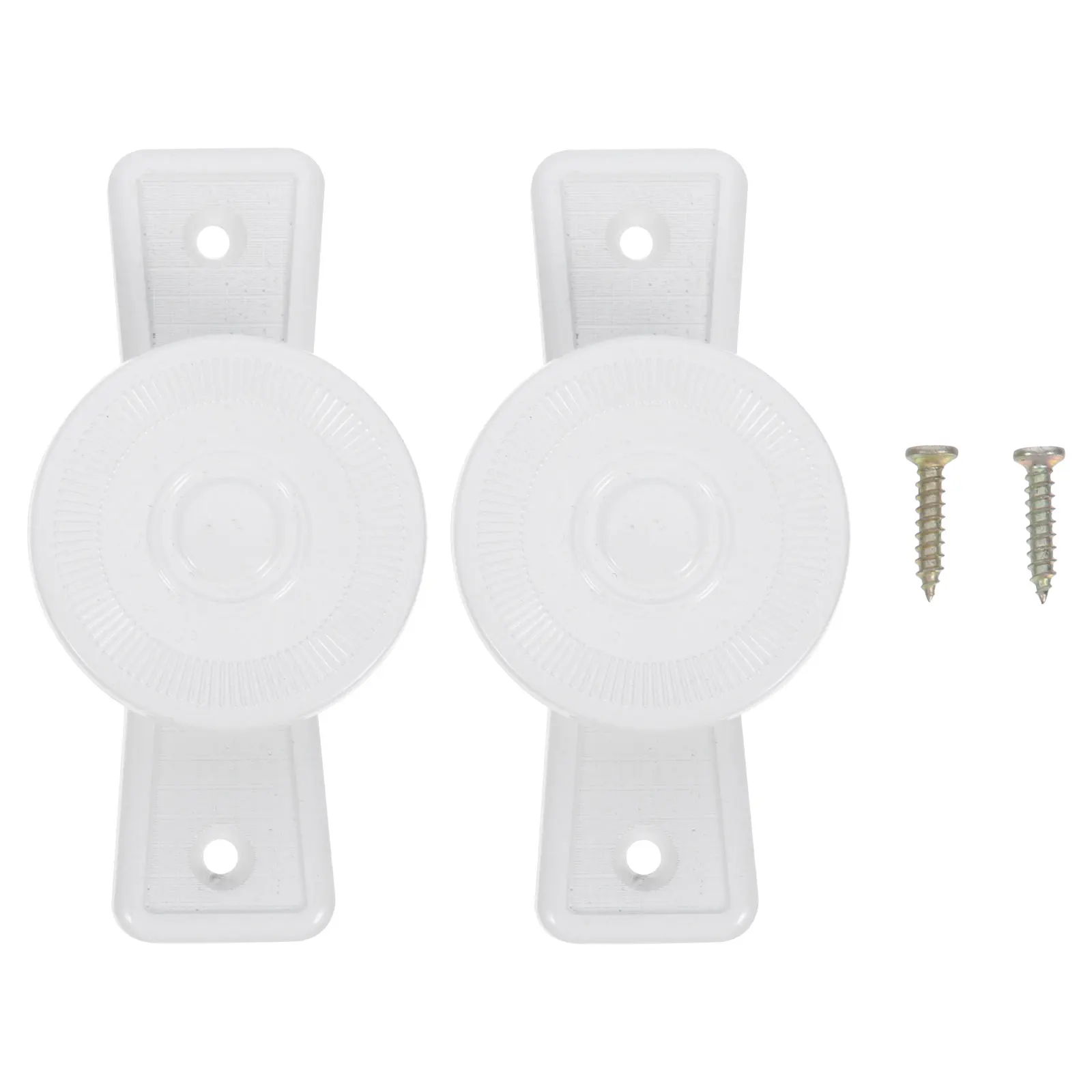 

2 Pcs Curtains Metal Hook Drapery Tie Backs Hooks Shower Tiebacks White Holdbacks