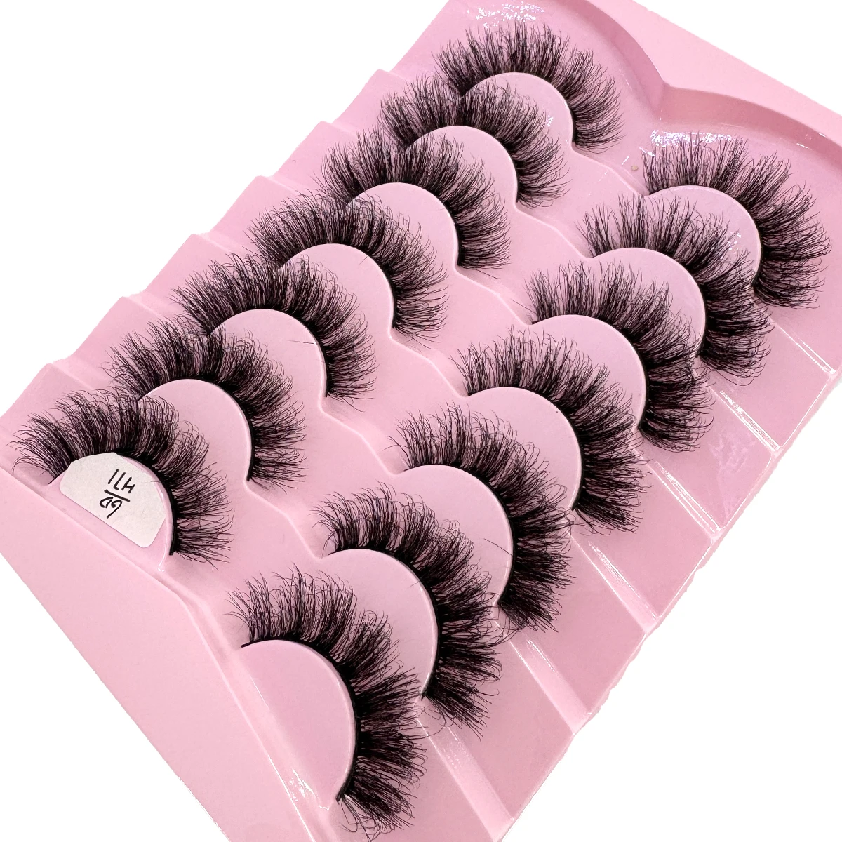 HBZGTLAD 7 Paar Wimpern 3D Nerzwimpern Dick & Flauschig Weiche Wimpernverlängerung Natürliche Falsche Wimpern Make-up Nerzwimpern – Detail 2