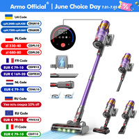 Armo V18 550W 50kPa Suction Power Handheld Wireless Vacuum Cleaner 6 in 1  LED Display Cordless Vacuum Handheld Sweeper Machine