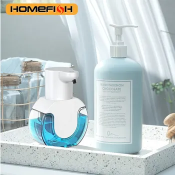 HOMEFISH P10 Smart Soap Dispenser 420ml Touchless Motion Sensor Washing Hand Device Wall-Mounted Liquid Soap Dispenser HOMEFISH P10 Smart Soap Dispenser 420ml Touchless Motion Sensor Washing Hand Device Wall-Mounted Liquid Soap Dispenser