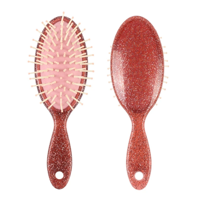 652F Professional Paddle แปรงผม Detangling Hairbrush นวดหนังศีรษะจัดแต่งทรงผมเครื่องมือสำหรับผู้หญิงผู้ชายตรง Curly