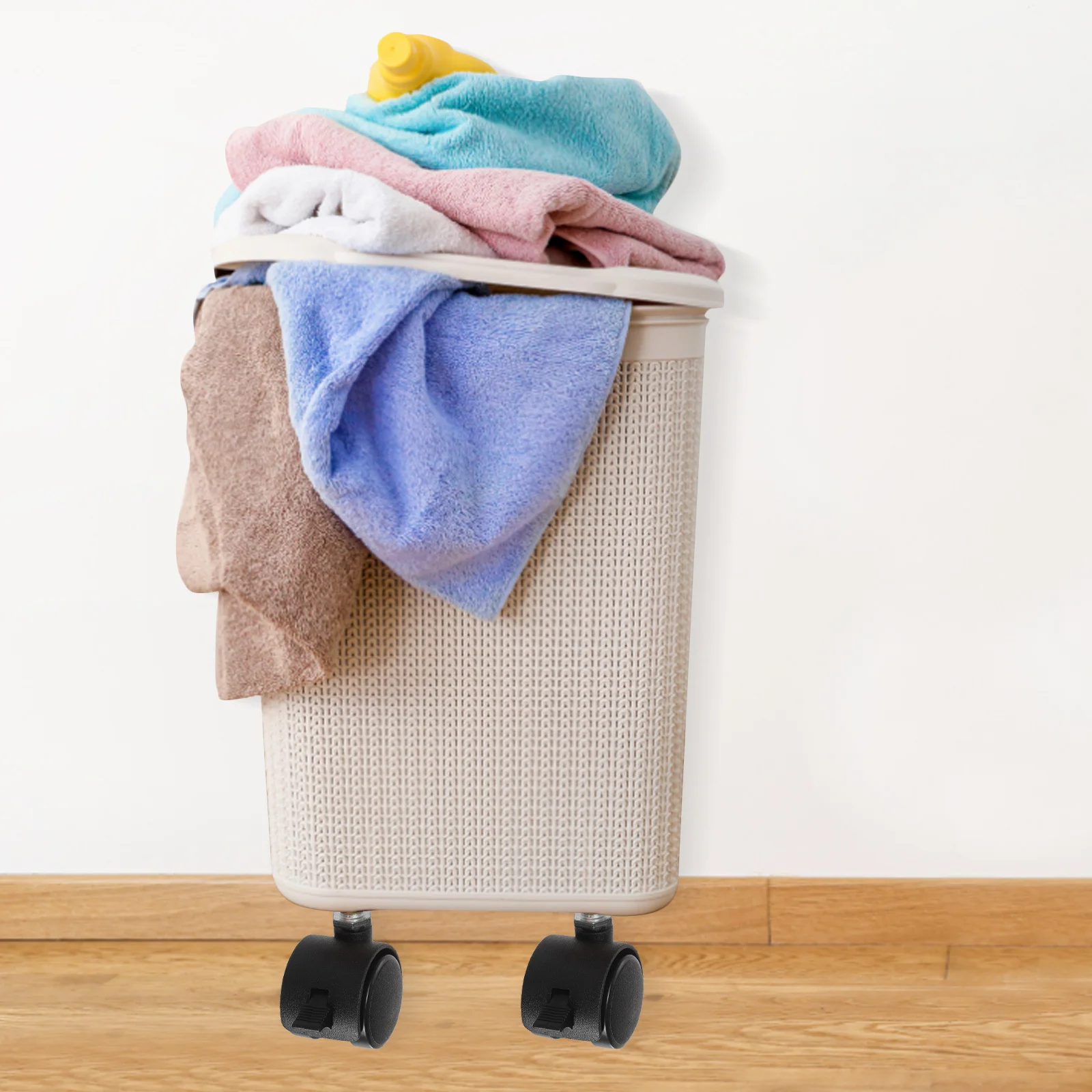 

4Pcs Plastic Paste Wheels 37Mm High Strength Adhesive Casters for Furniture Movement Smooth Gliding Self Adhesive Caster Wheels