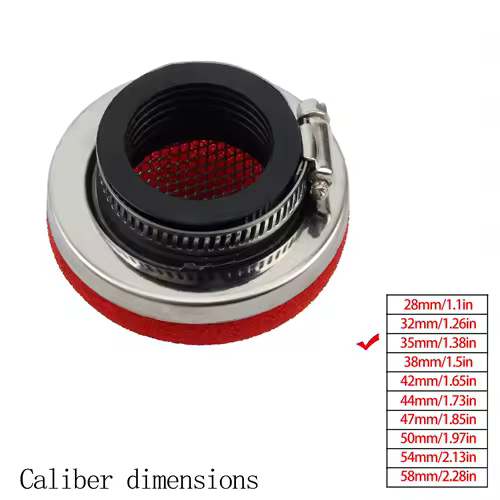 Motorcycle Air Filter Cleaner Air Filter 2 Stroke Engine Dirt Pit Bike Scooter 28/32/35/38/42/45/50/54/58MM Moto Parts - Image 22