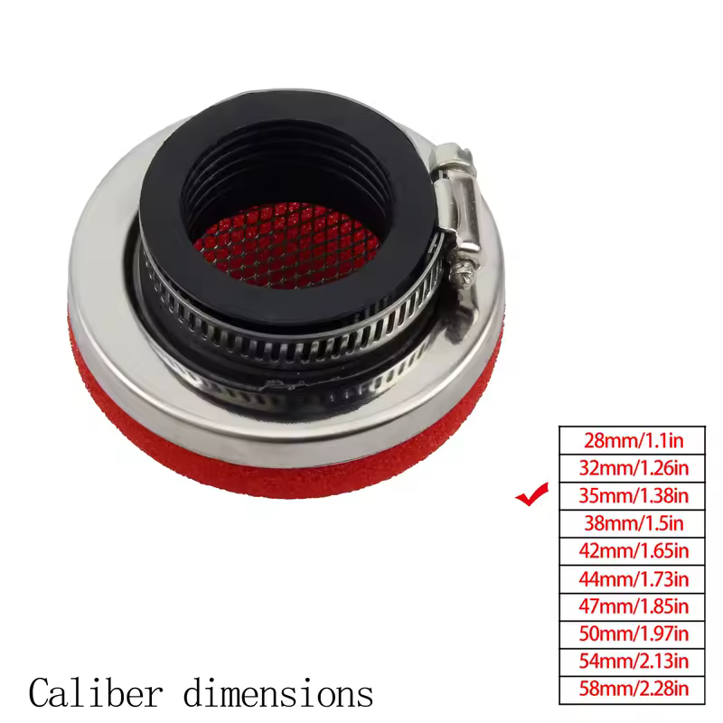 Motorcycle Air Filter Cleaner Air Filter 2 Stroke Engine Dirt Pit Bike Scooter 28/32/35/38/42/45/50/54/58MM Moto Parts - Image 22