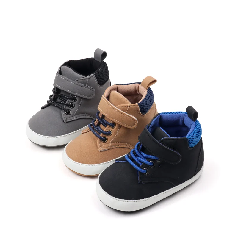 Baby Shoes High Quality Soft PU Spring and Autumn Style for Newborn Toddler Prewalking Sport Sneaker 2024 New Fashion BHX3192