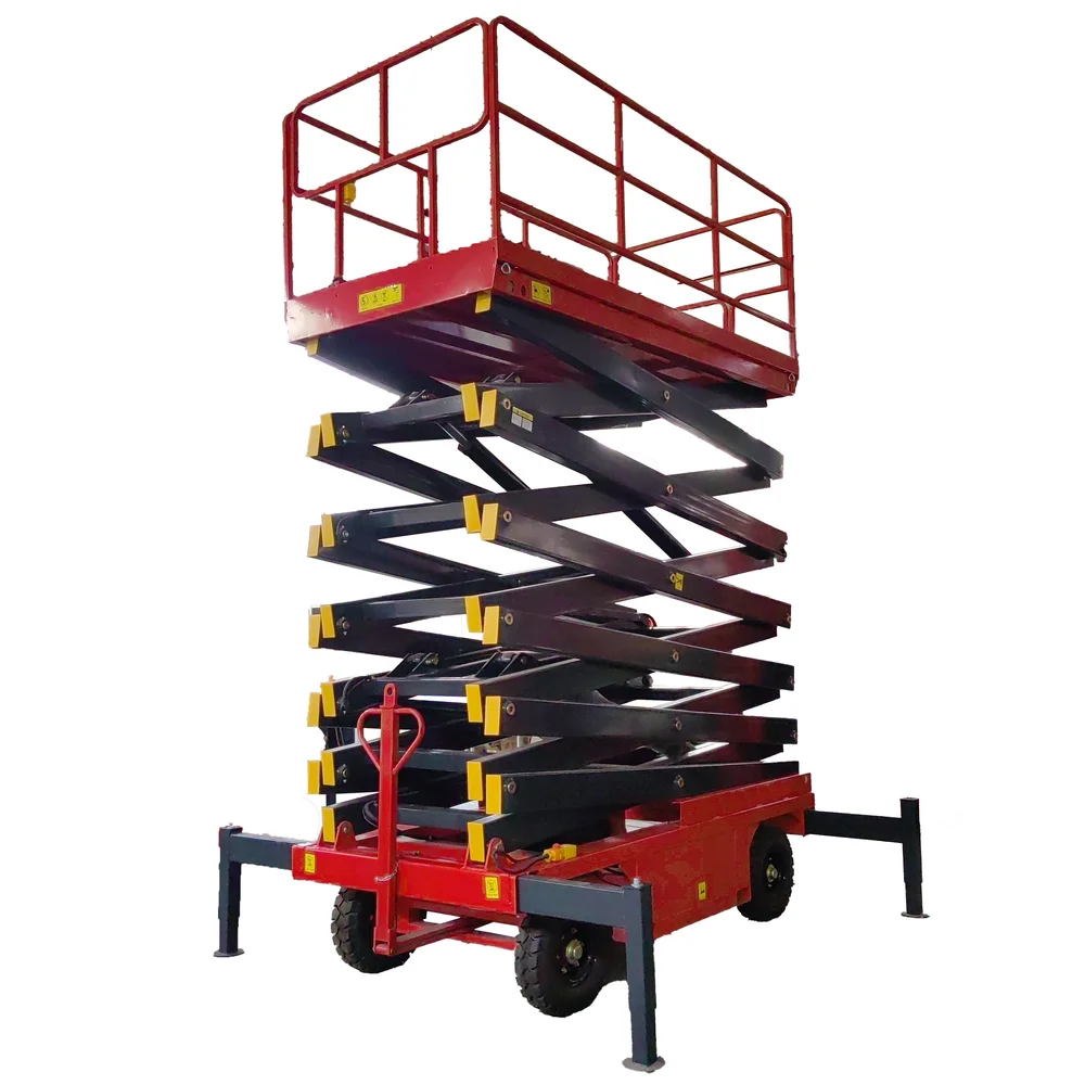 Mobile scissor lift 9m FORU is suitable for ceiling storage rack finishing projects in home garages