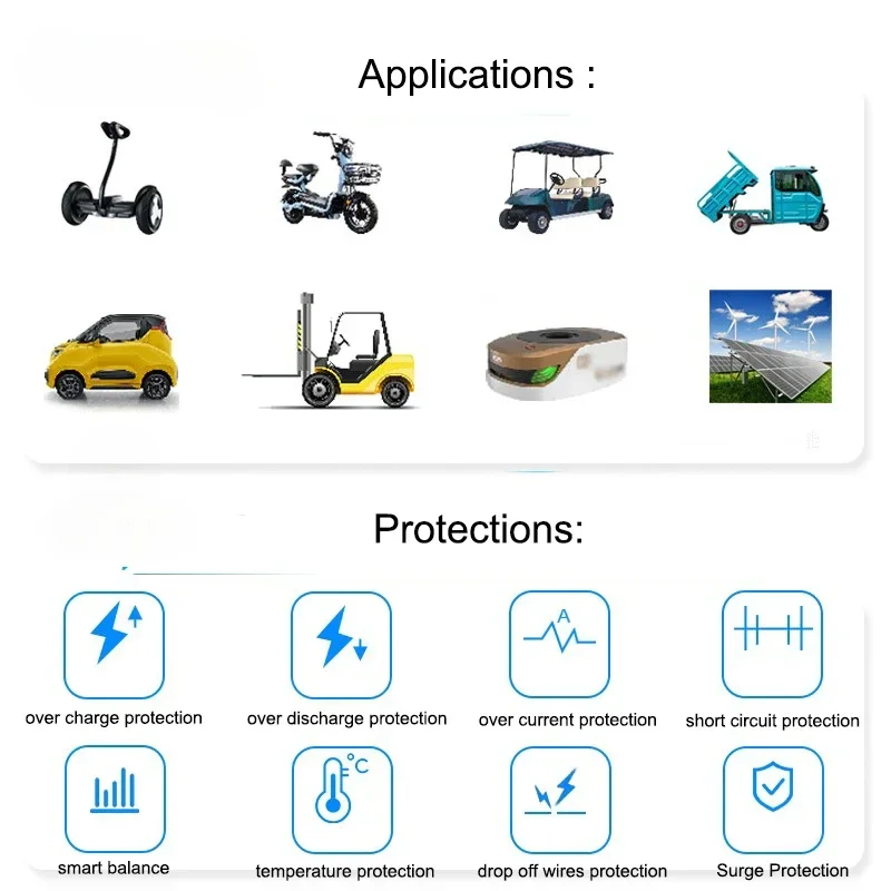 Smart 20S ~ 30S ANT BMS Lifepo4 li-ion LTO Battery Protection Board 1050A 380A 170A Bluetooth APP Phone 24S 26S 28S 84V 96V 126V