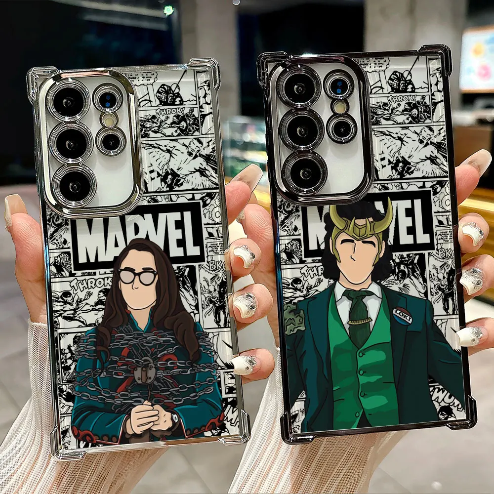 

Faceless Avenger Comics Case For Samsung Galaxy S26 S25 S26Ultra Edge S24 S23 S22 Plus S21 Ultra FE Shockproof Phone Back Cover