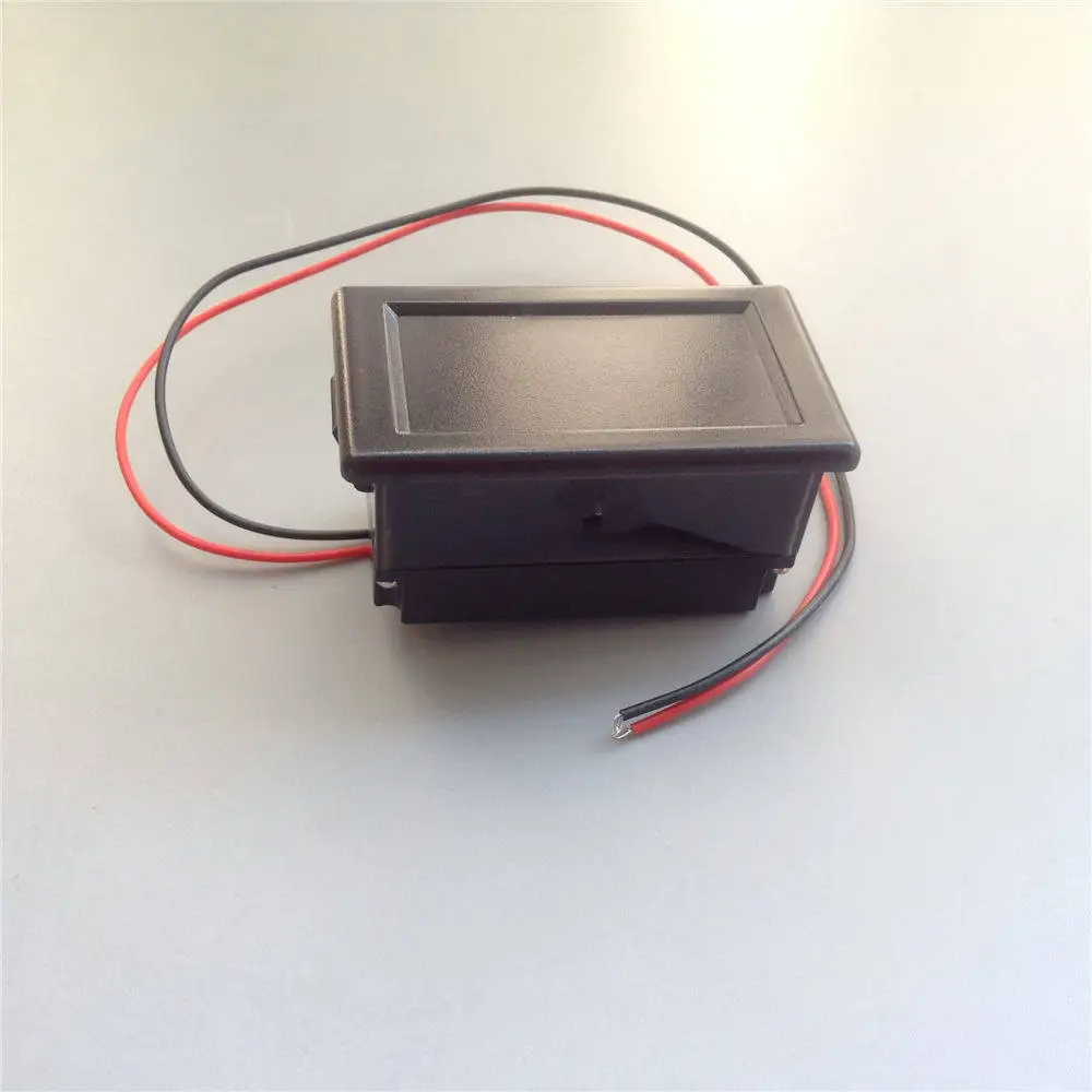Waterproof 12-60V Battery Monitor 8-Segment LED Voltage Detector Reverse Polarity Protection For Lithium Battery