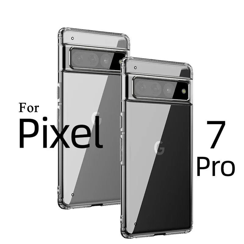 Ultra Thin Case For Google Pixel 7 Pixel7 Pro 7A 5G Phone Case Transparent Back Cover Pixel 7Pro 6Pro Pixel6 6A Pixel7 TPU Cases