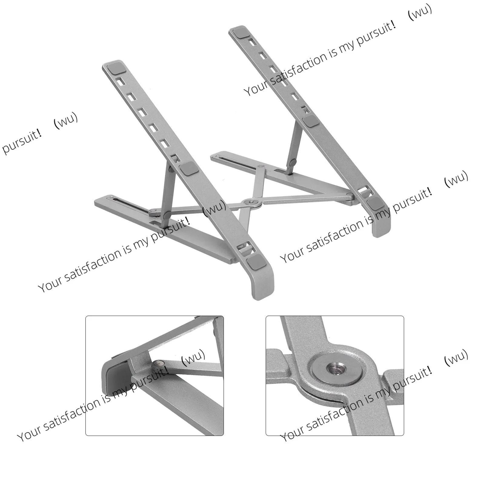 

Подставка для компьютера из алюминиевого сплава, настольная подставка для ноутбука, складная подставка для планшета, регулируемая портативная охлаждающая стойка для ноутбука, аксессуар для ПК
