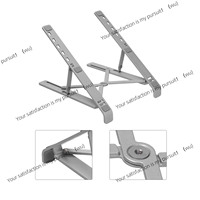 Aluminum Alloy Computer Stand Desk Laptop Stand Foldable Tablet Stand Adjustable Portable Laptop Riser Cooling Rack PC Accessory