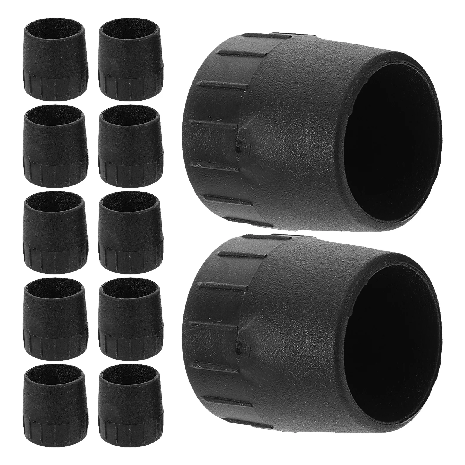 

12pcs Mic Stand Foot Caps 25Mm Rubber Sleeve For Microphone Stands Wear Resistant Shock Absorption Vibration Reduction Non-Slip