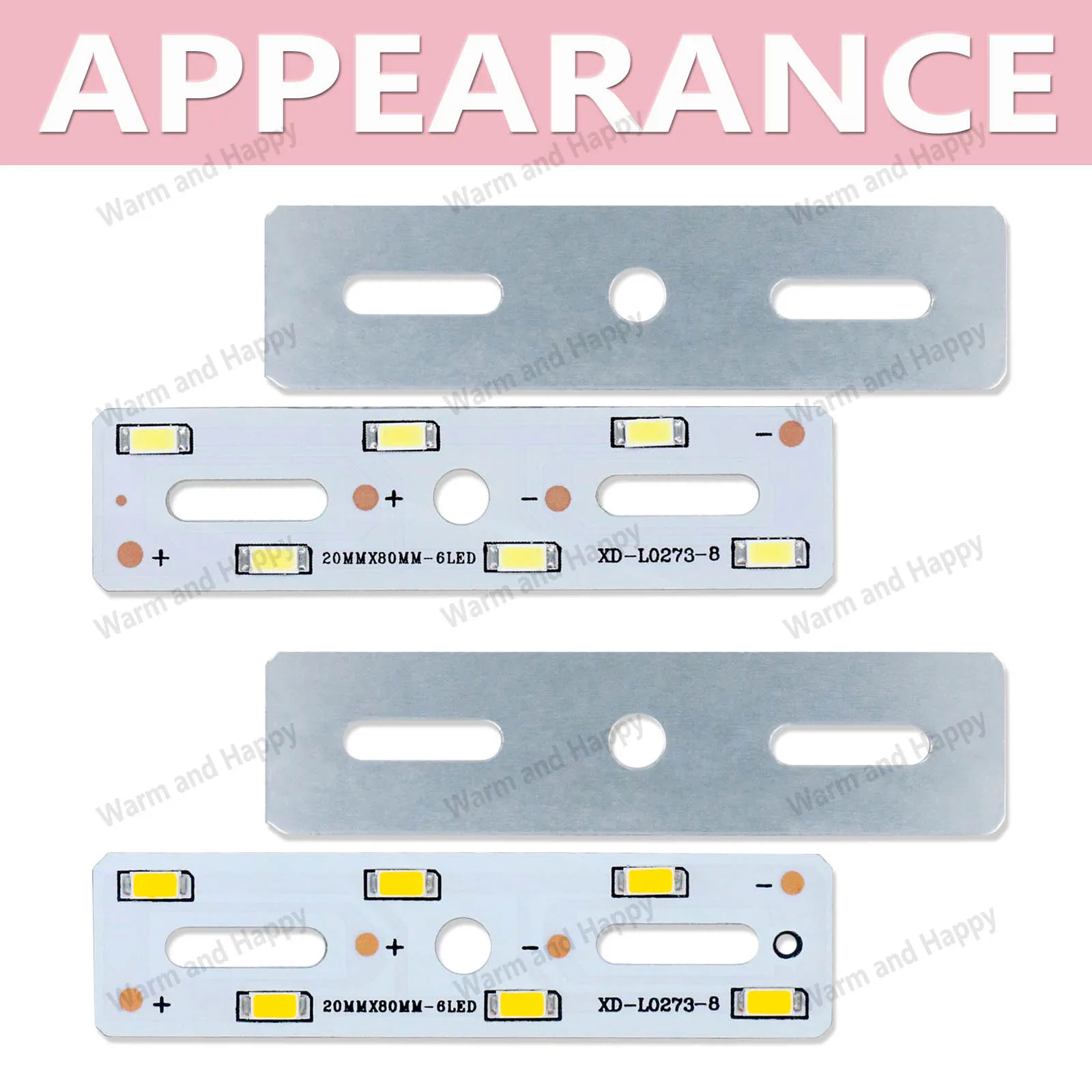 1pcs 4pcs 10pcs 3W DC9-9.6V LED COB Dual Color Strip Chip 250mA Outdoor Wall Lamp Bedroom Bedside Lamp Lighting Fixture