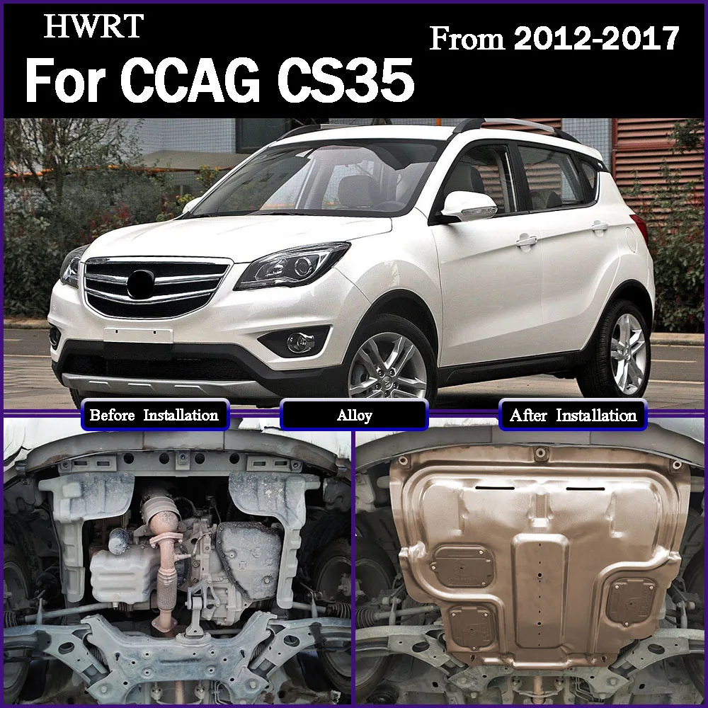 

Engine Guard Board Splash Shield Mud Fender Plate Cover Mudflap Mudapron Mudguard Higher Quality For CCAG CS35 2012-2017 1.6L