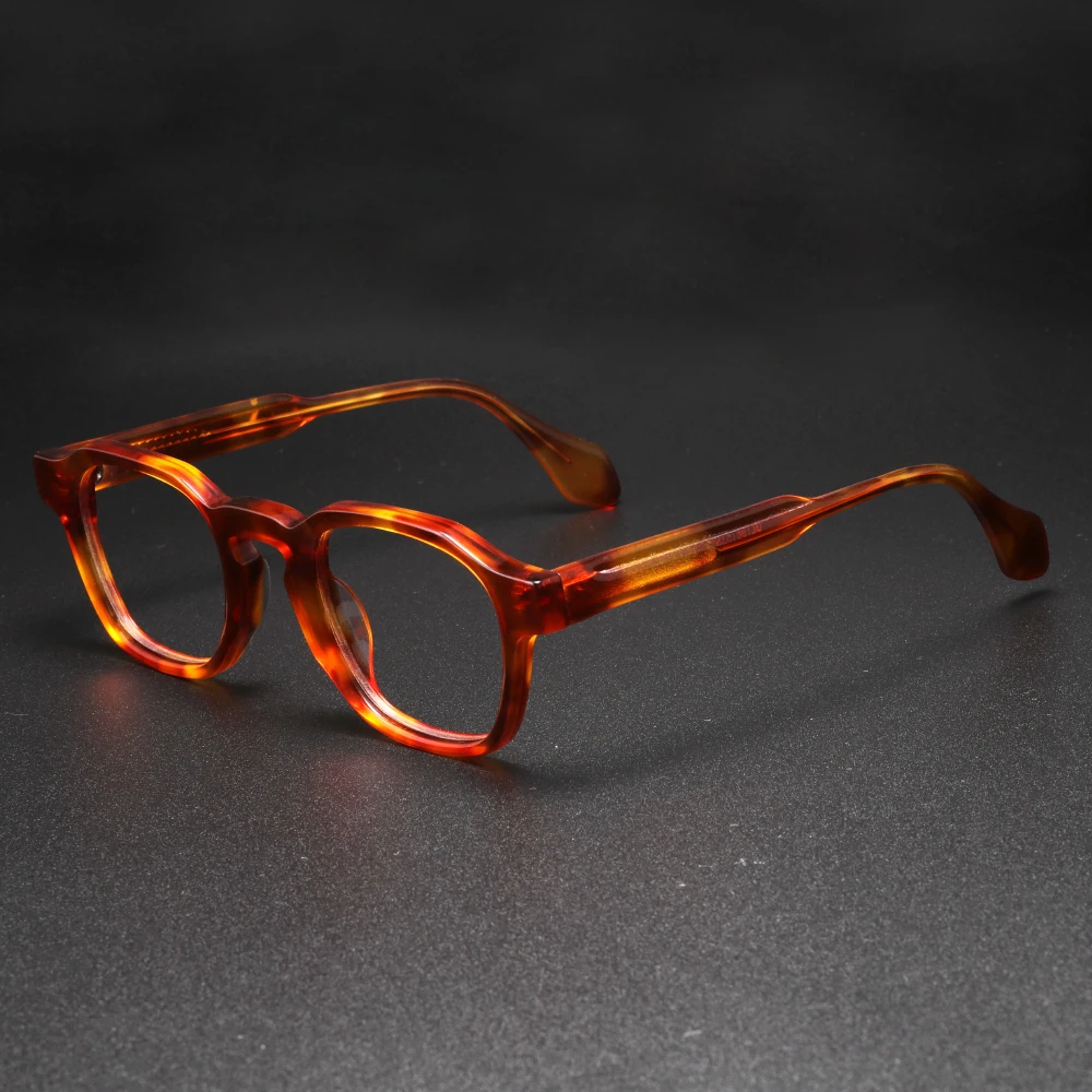 

Ацетатная квадратная оправа для очков для мужчин, оправа для очков, женская ретро-брендовая дизайнерская оправа, люксовый бренд, очки по индивидуальному заказу по рецепту