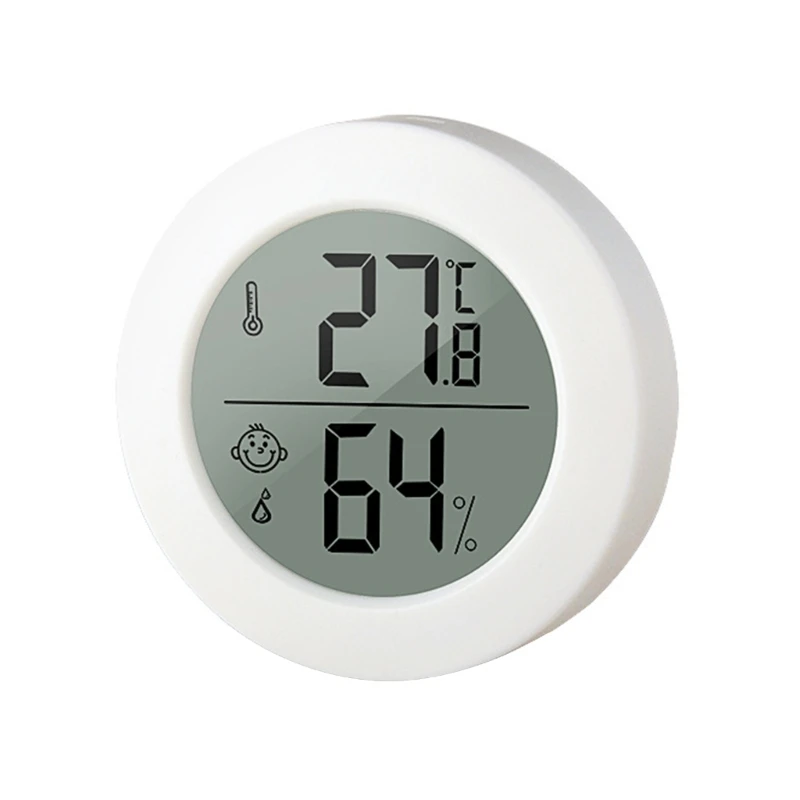 Indoor Hygrometer Thermometer Reliable Humidity Gauges Low Power Cousumption Comfort Icons for Home and Office Use