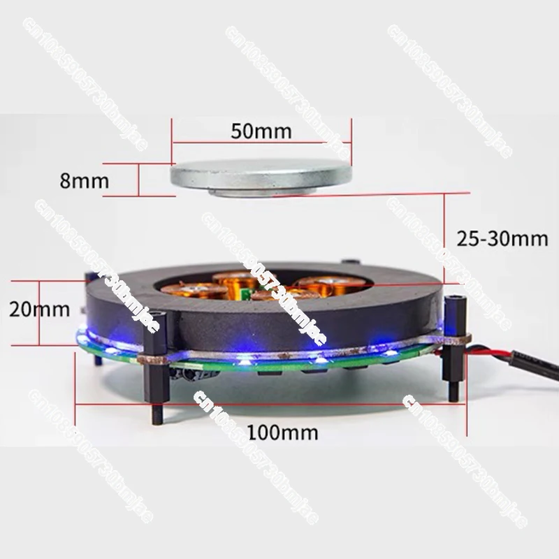 Heavy Magnetic Levitation Bare Metal Module Magnetic Levitation Movement Potted Plant Maglev Exhibition Stand Maglev Speaker