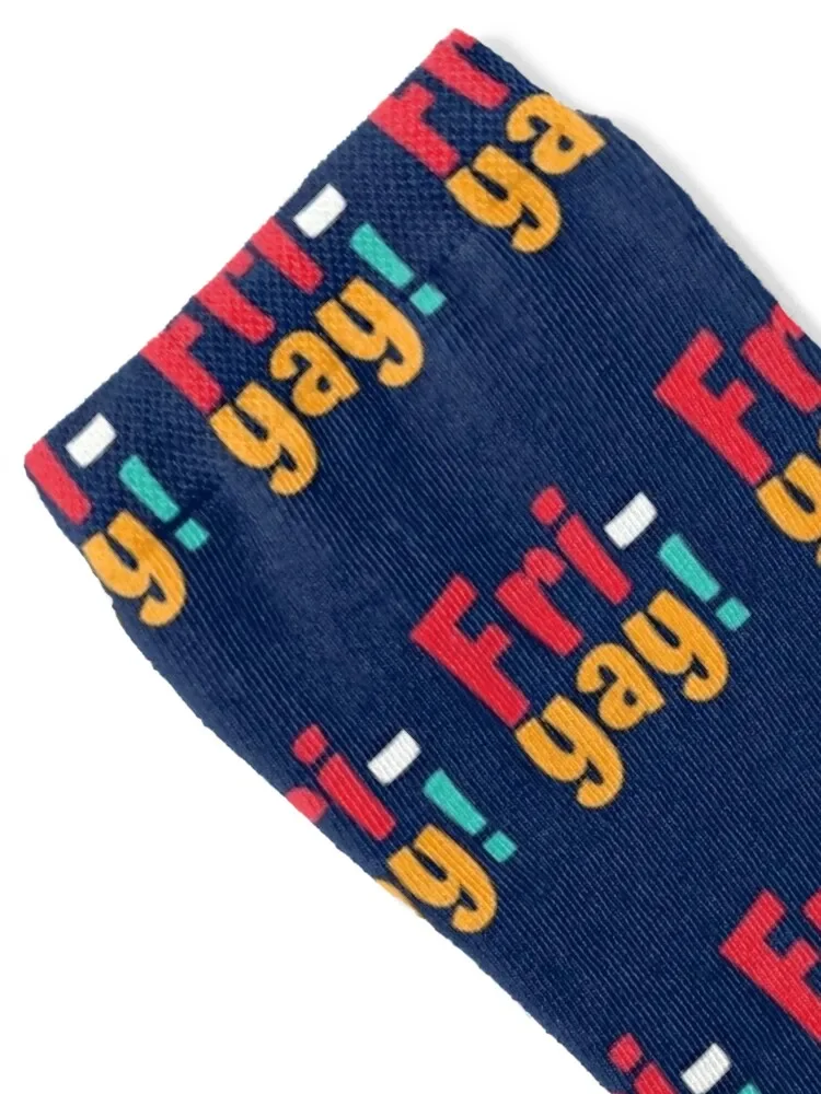 Fri-Yay Socks with print football Socks Female Men's