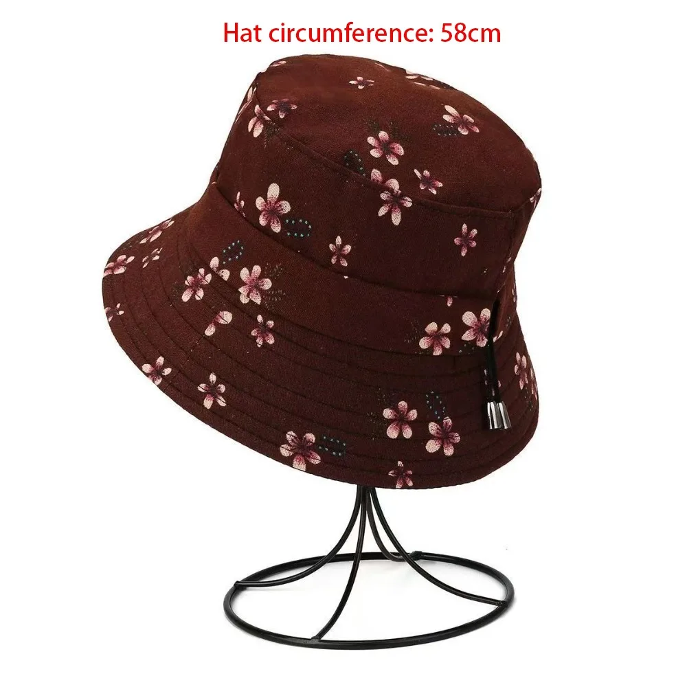 قبعة دلو عصرية عصرية مضادة للأشعة فوق البنفسجية ومضادة للشمس قبعة واقية من الشمس مقاومة للماء وقابلة للتنفس للشاطئ لكبار السن