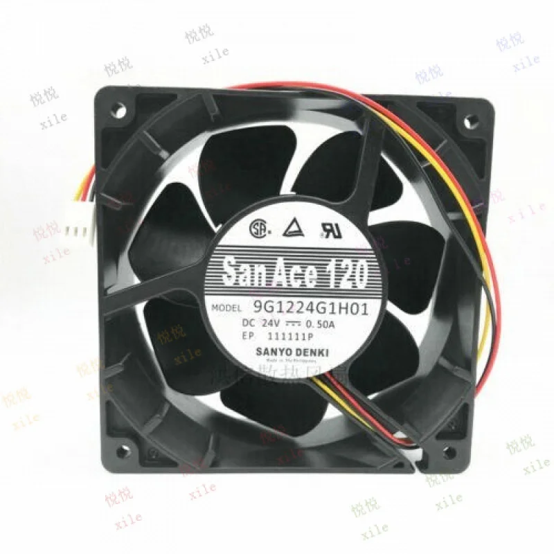 

L+ for Sanyo 12038 9G1224G1H01 24V 0.50A 12CM 3-wire inverter cooling fan