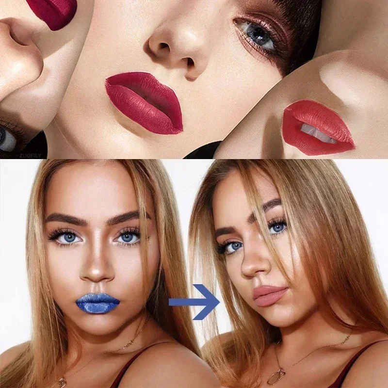 5 Color Peel Off Lip Liner Tattoo Lipgloss Waterproof Long Lasting Matte Lip Ink Lip Tint Sexy Red Brown Contour Lipliner Makeup