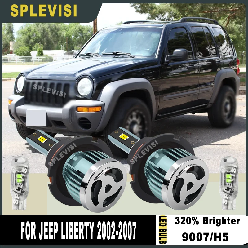 

maintaining optimal brightness and longevity Energy-efficient 9007 LED Headlight For Jeep Liberty 2002 2003 2004 2005 2006 2007
