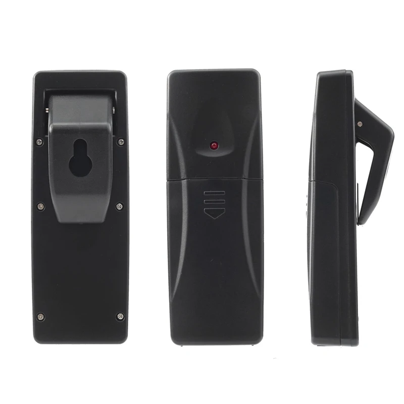 Therye.com-Station météo numérique sans fil avec écran LCD, prévisionniste, intérieur, extérieur, température, humidité, mètre, 1 à 3, noir