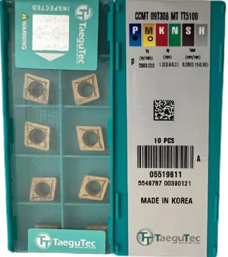 

CCMT09T308MT TT5100 /Alloy blade 10 PCS