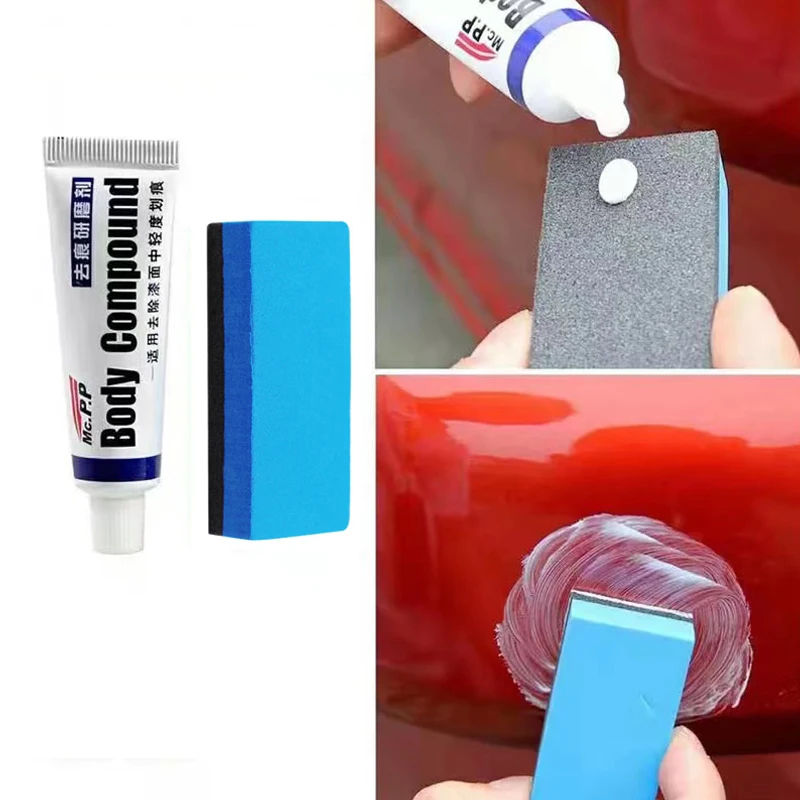 

Car Scratch Repair Paint Care Body Compound Wax Car Polish Paste Paste Auto Detailing Grinding Compound Cleaning Tool