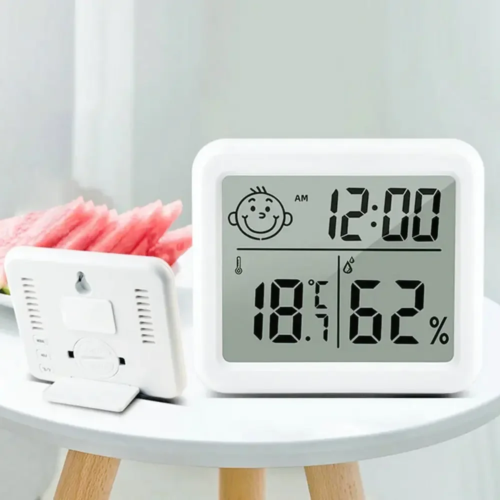 LCD Digital Temperature Humidity Meter Backlight Home Indoor Electronic Hygrometer Thermometer Weather Station Baby Room