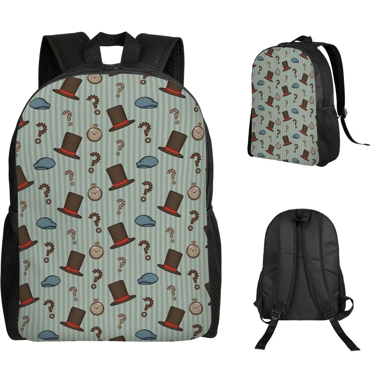 mochila-com-padrao-repetido-professor-layton-verde-para-estudantes-meninos-meninas-bolsa-escolar-bolsa-de-ombro-para-computador