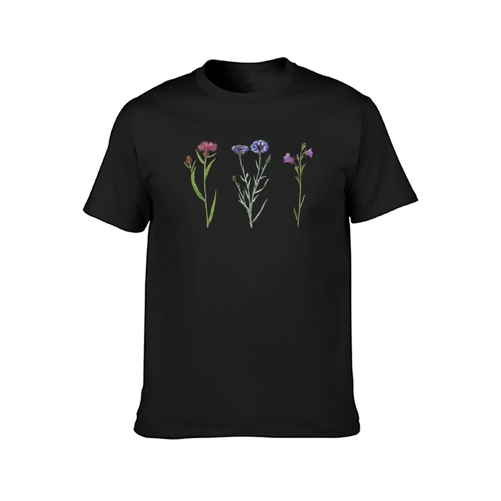 Wildflowers - Cornflowers Bellflower T-Shirt graphics sports fans shirts graphic tees oversizeds mens funny t shirts