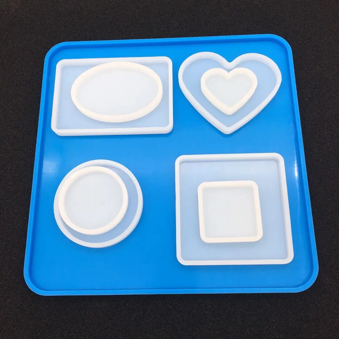 Rectangular Silicone Mold for Crystal Resin Dripping