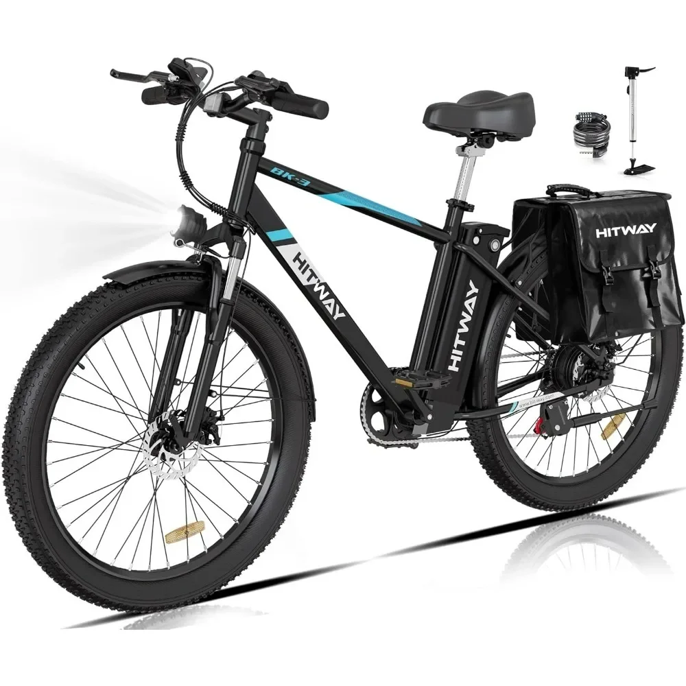 %a Electric Bike for Adults, 750W/48V/14Ah Ebike with Removable Battery, 20MPH/35-75Miles Electric Bicycle with 26