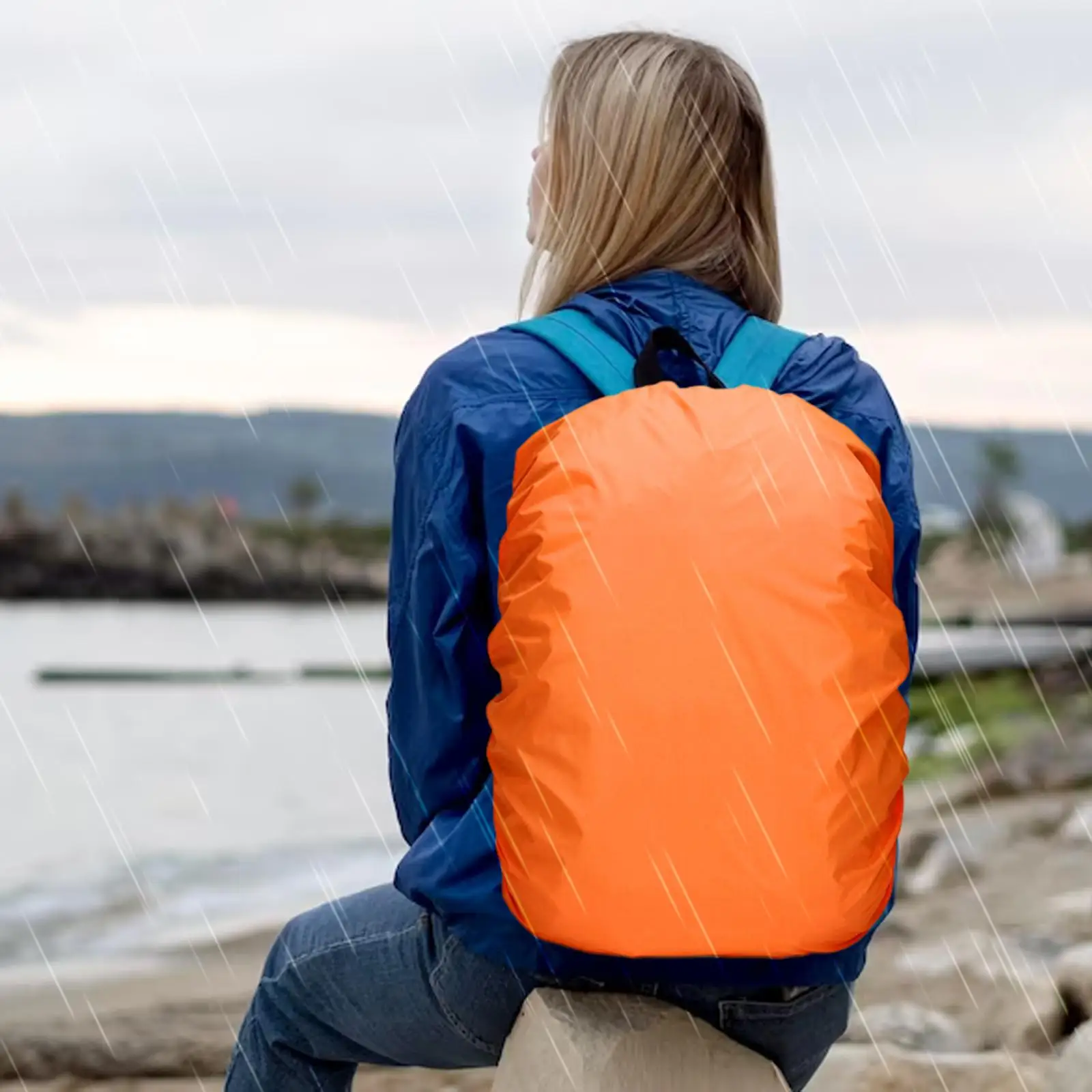 

Waterproof Backpack Cover, Waterproof Protection for Lightweight Portable