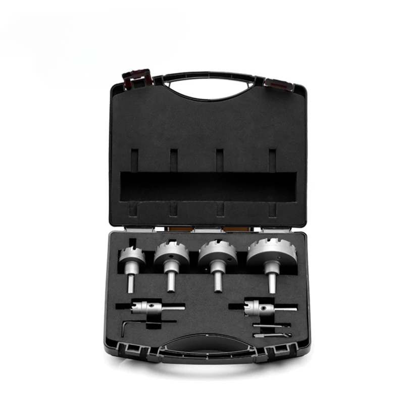 Tungsten Carbide Hole Saw Tool Kit Includes 5mm 10mm TCT Bit Tool, Ready for Metalworking