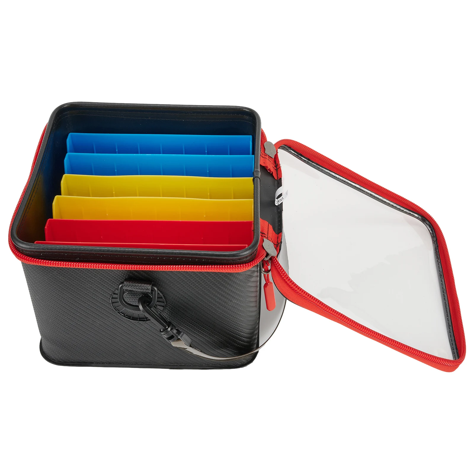 

48 Slot EVA Tackle Container for Squid Jigs up to Size 4.0 and Fishing Lures up to 16cm with Hoseable Material and Drain Holes
