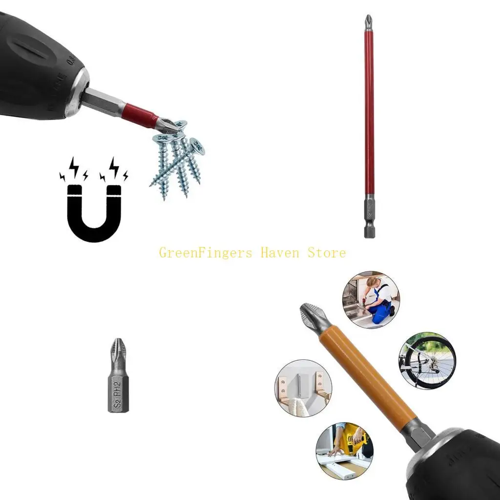 

F68D Strong for Cross Bit Handle Screwdriver for Mechanic Repairing W
